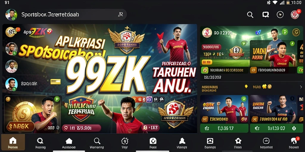 Tampilan menarik dari <strong>99ZK</strong> saat memasang taruhan olahraga.