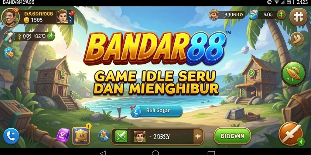 Tampilan gameplay BANDAR88 yang menarik dan penuh warna.