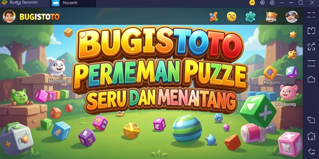 Tampilan gameplay seru dari BUGISTOTO dengan berbagai puzzle menantang.