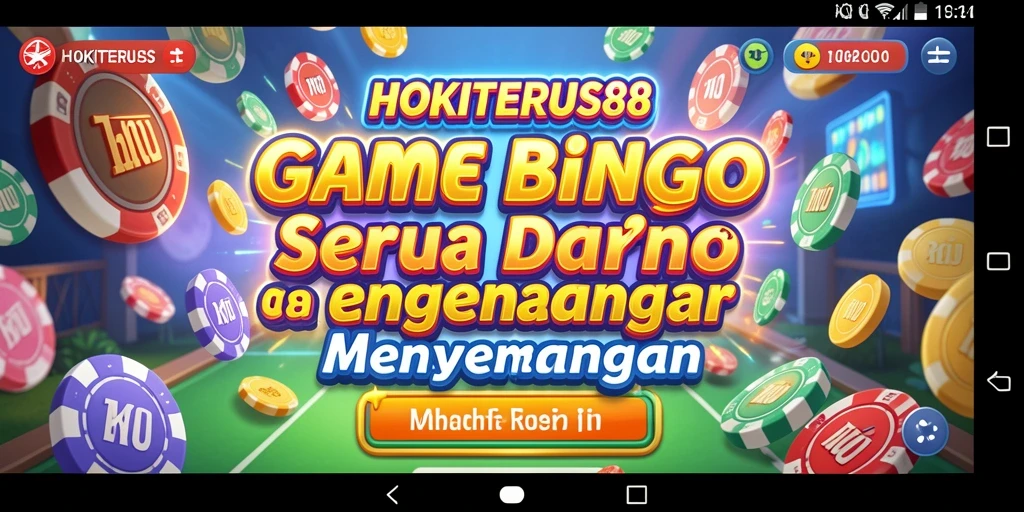 Screenshot gameplay HOKITERUS88 menampilkan aksi seru permainan Bingo.