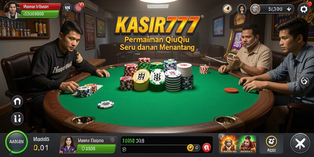 Tampilan menarik dari gameplay QiuQiu di KASIR777.