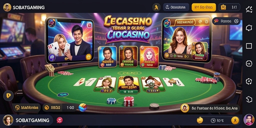 Tampilan gameplay Live Casino yang menarik dan interaktif.