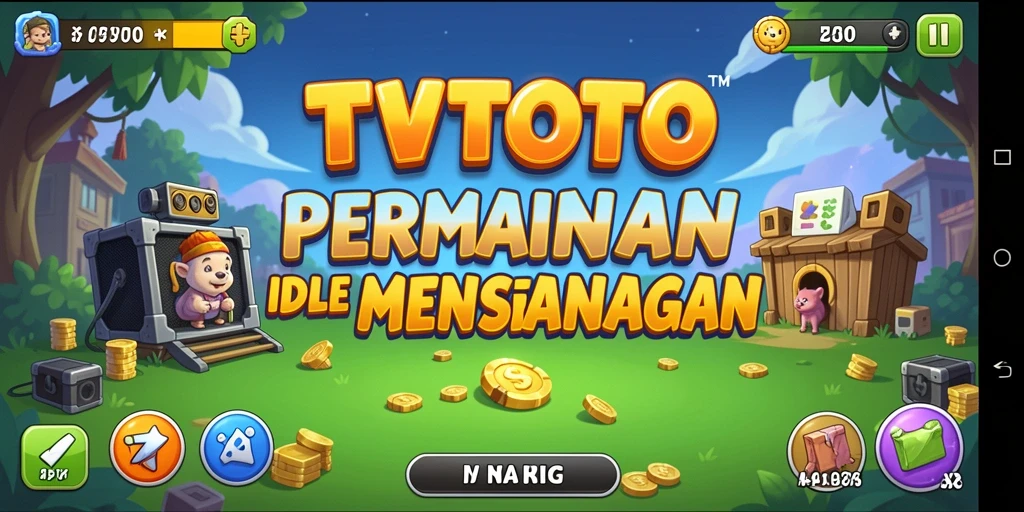 Tangkapan layar dari gameplay TVTOTO yang mendebarkan dan penuh warna.